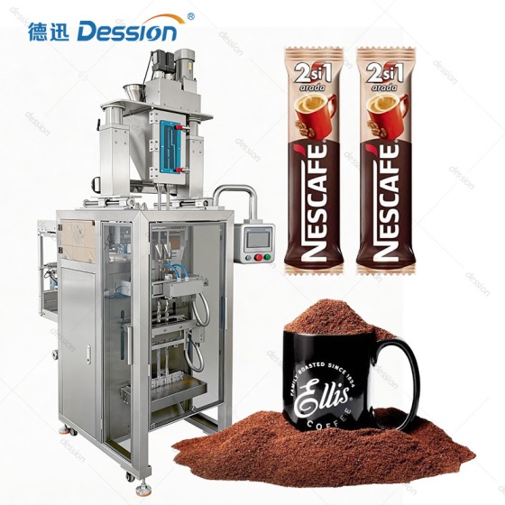 Multi-Lane Coffee Powder Stick Pack Machine with Advanced Nitrogen Flushing